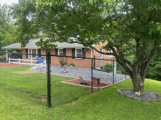 586 Graceland Dr, Bassett, VA 24055 - view of front of home with brick siding