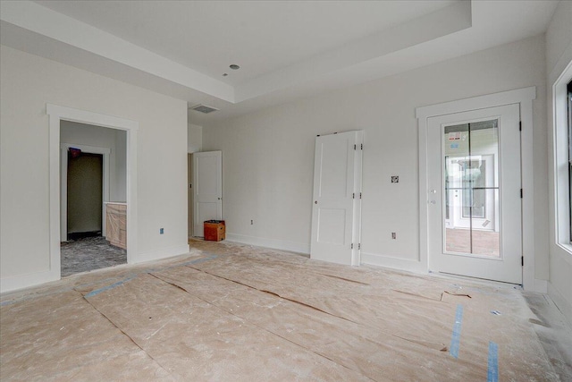 1037 Westerham Ct, Huddleston, VA 24104 - interior space with a tray ceiling