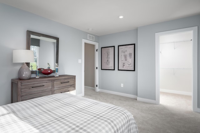 7272 Fairway Ridge Cir, Salem, VA 24153 - carpeted bedroom featuring a spacious closet and baseboards