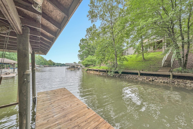 402 Anchor Dr, Moneta, VA 24121 - dock featuring a water view