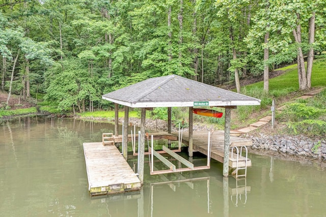 402 Anchor Dr, Moneta, VA 24121 - dock featuring a water view