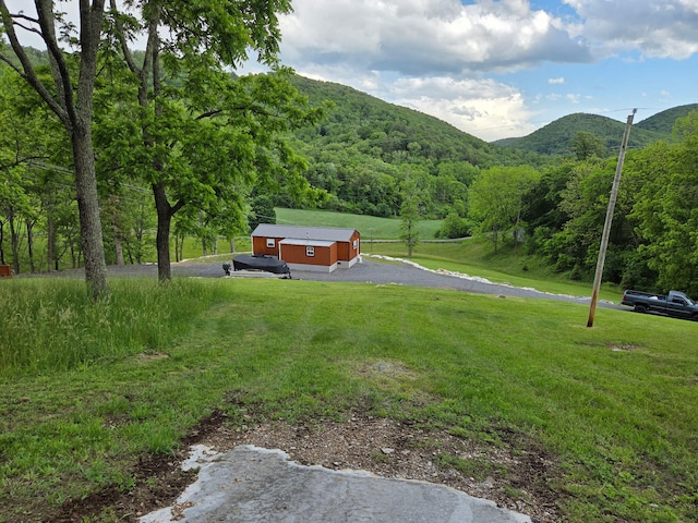 7506 Roaring Run Rd Unit 1, Covington, VA 24426 - view of mountain backdrop featuring a heavily wooded area