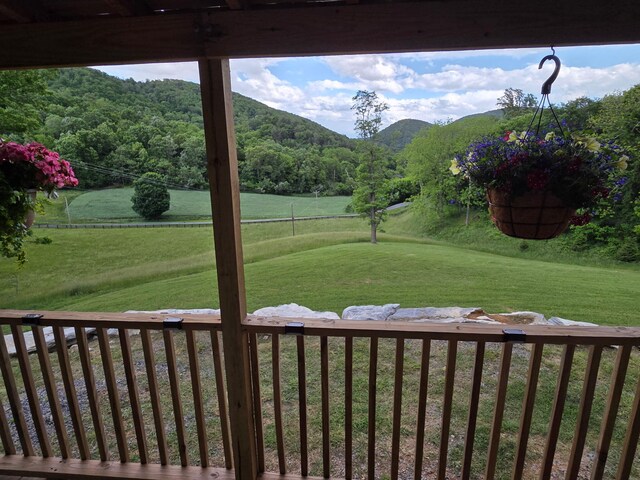 7506 Roaring Run Rd Unit 1, Covington, VA 24426 - view of grassy yard with a mountain view