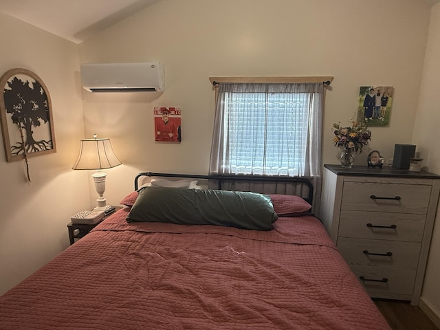 7506 Roaring Run Rd Unit 1, Covington, VA 24426 - bedroom featuring a wall unit AC and lofted ceiling