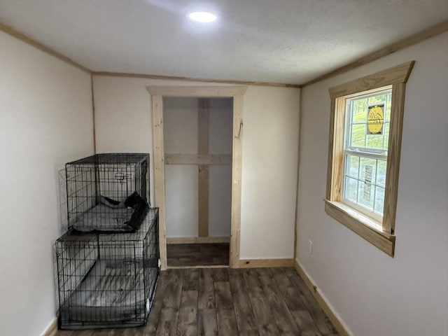 7506 Roaring Run Rd Unit 1, Covington, VA 24426 - unfurnished room featuring dark wood finished floors, baseboards, and recessed lighting