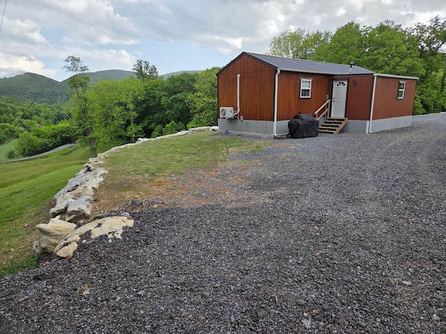 7506 Roaring Run Rd Unit 1, Covington, VA 24426 - exterior space featuring entry steps and a mountain view