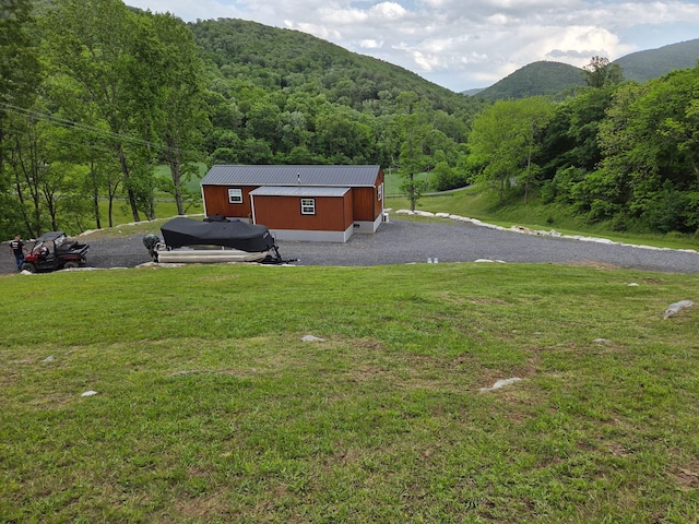 7506 Roaring Run Rd Unit 1, Covington, VA 24426 - mountain view featuring a forest
