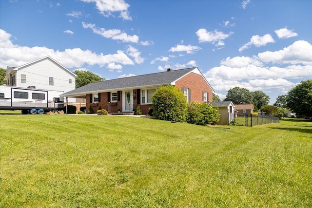 160 Mountain View Dr, Rocky Mount, VA 24151 - ranch-style house with brick siding
