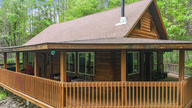 1539 Wheats Valley Rd, Bedford, VA 24523 - rear view of house featuring a shingled roof