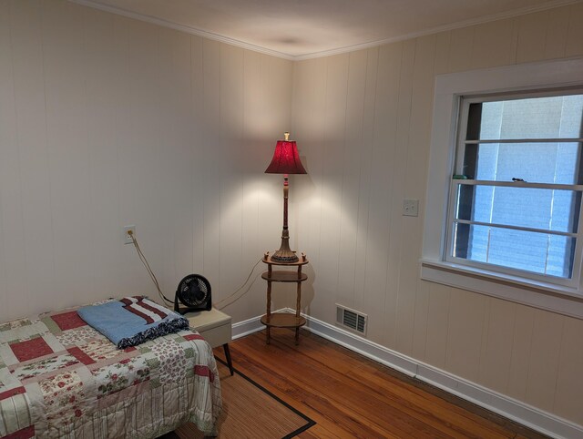 150 Harvey St, Rocky Mount, VA 24151 - bedroom with wood finished floors, ornamental molding, and baseboards