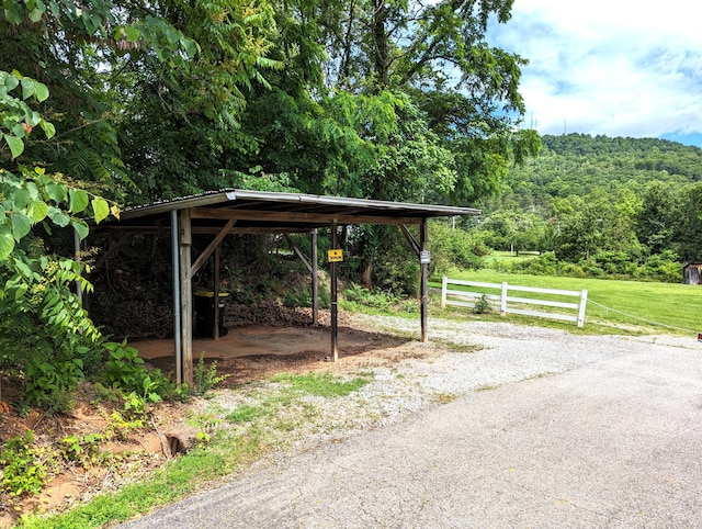 150 Harvey St, Rocky Mount, VA 24151 - view of parking with a forest view
