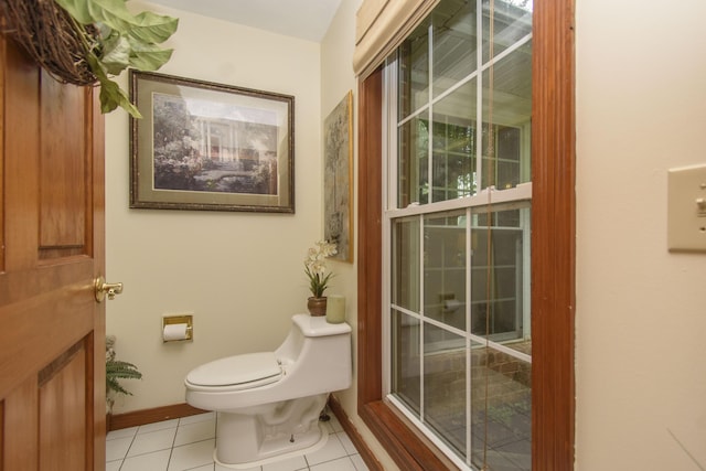 157 Burks Hollow Rd SW, Willis, VA 24380 - bathroom featuring tile patterned floors, toilet, and baseboards