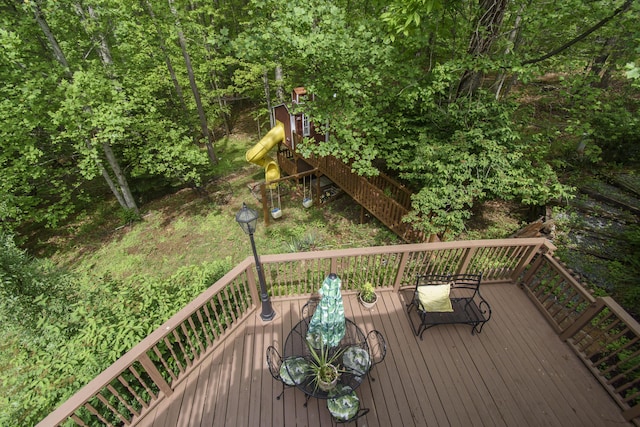 157 Burks Hollow Rd SW, Willis, VA 24380 - wooden terrace with stairs