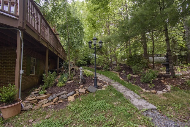 157 Burks Hollow Rd SW, Willis, VA 24380 - view of yard featuring a deck