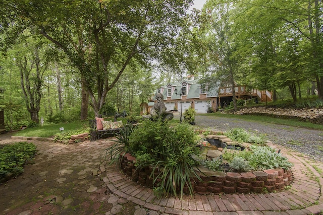 157 Burks Hollow Rd SW, Willis, VA 24380 - view of yard with an attached garage and driveway