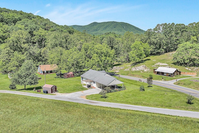 22 Spring Branch Ln, Fincastle, VA 24090 - bird's eye view of a heavily wooded area