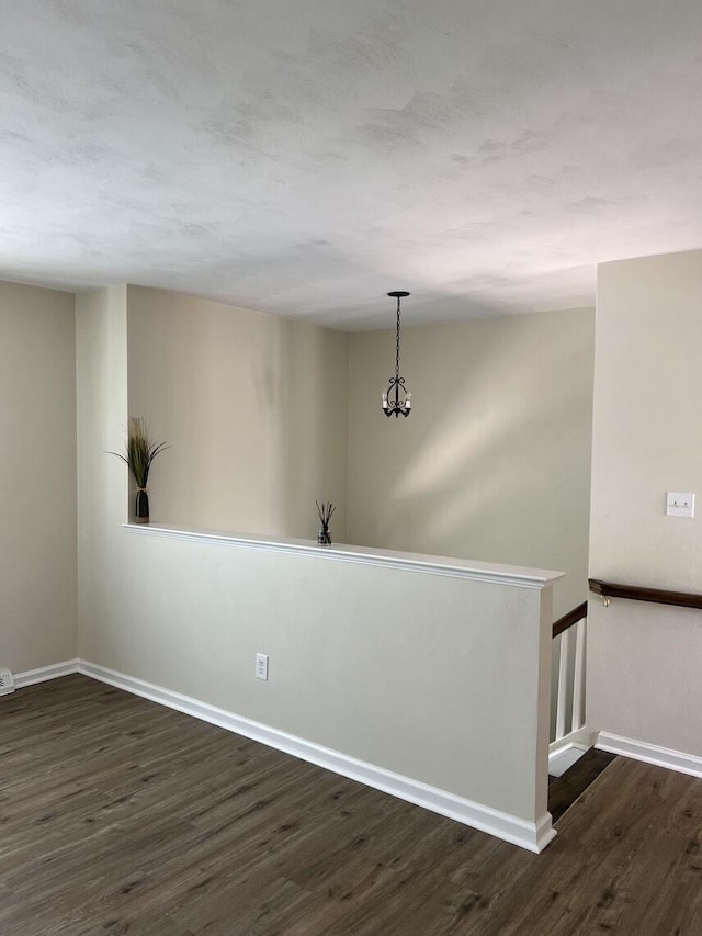 1878 Cranwell Dr, Vinton, VA 24179 - empty room with baseboards and dark wood-style floors