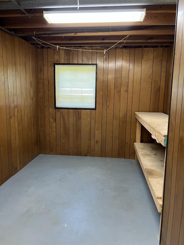 1878 Cranwell Dr, Vinton, VA 24179 - basement with wooden walls