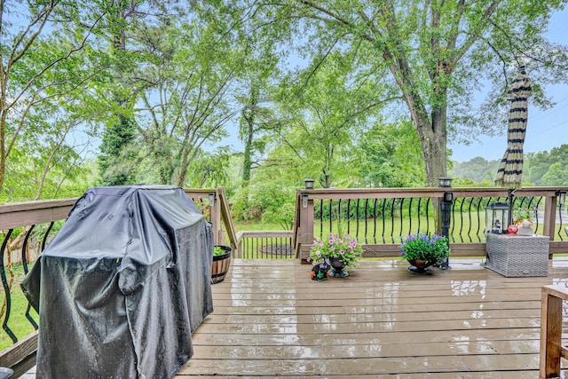 2440 Charing Cross Dr, Roanoke, VA 24018 - view of wooden deck