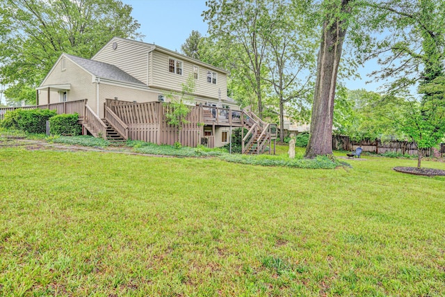 2440 Charing Cross Dr, Roanoke, VA 24018 - rear view of property with stairs and a deck
