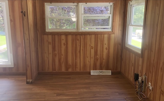 3008 Valley Ridge Rd, Covington, VA 24426 - unfurnished room with wood finished floors and wooden walls