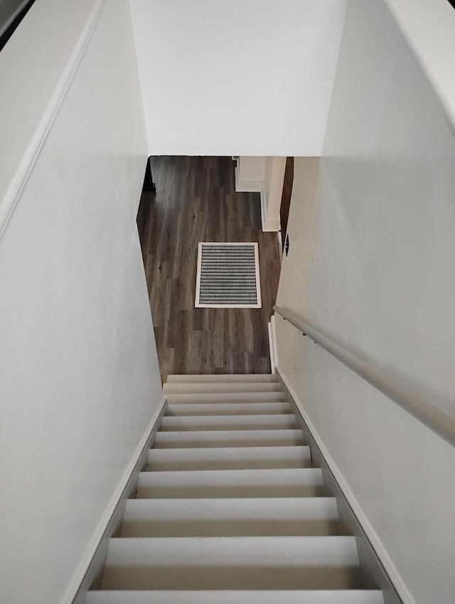 1414 Westside Blvd NW, Roanoke, VA 24017 - stairs with wood finished floors