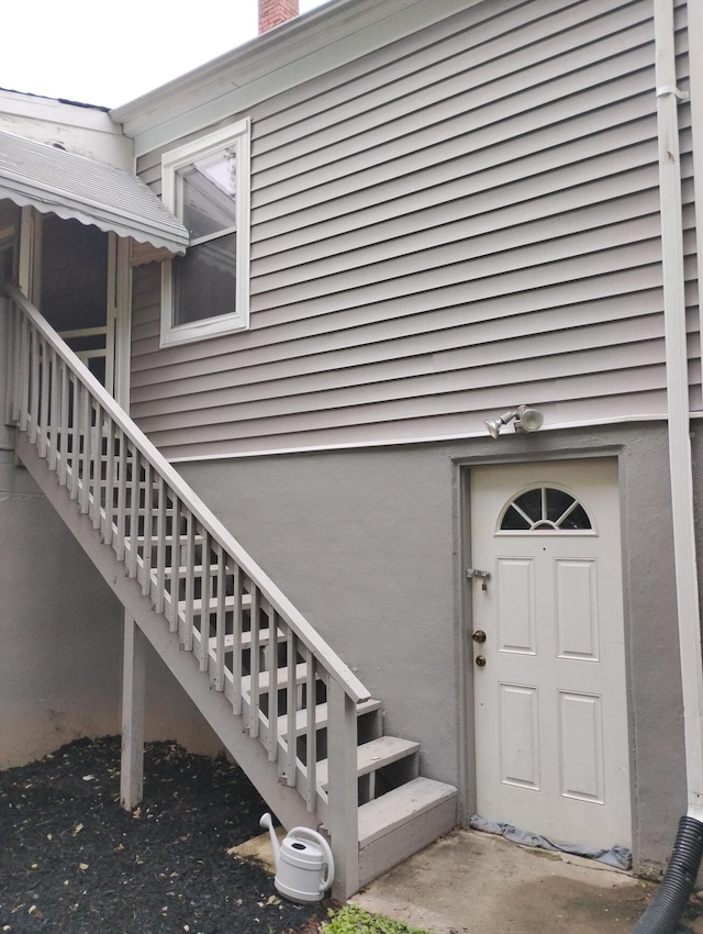 1414 Westside Blvd NW, Roanoke, VA 24017 - entrance to property with a chimney