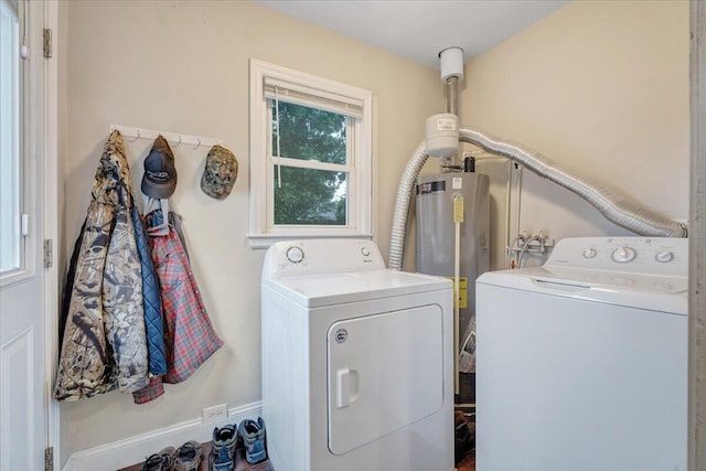 3023 Birchlawn Ave NW, Roanoke, VA 24012 - washroom with independent washer and dryer and water heater