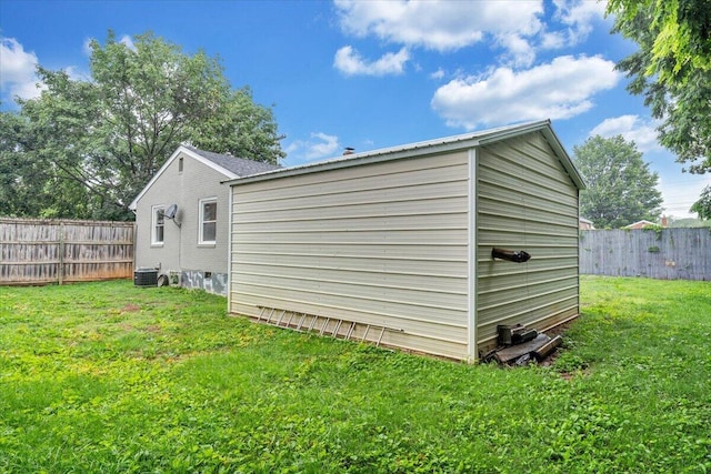 3023 Birchlawn Ave NW, Roanoke, VA 24012 - view of outdoor structure featuring central air condition unit