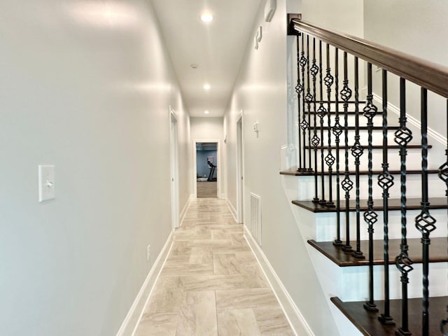 1115 Oakshire Ln, Wirtz, VA 24184 - hall with baseboards and recessed lighting
