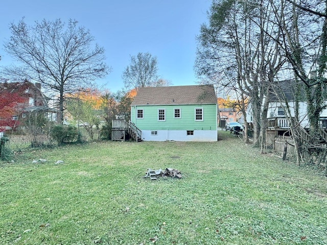 816 Brandon Ave SW, Roanoke, VA 24015 - back of house with stairway