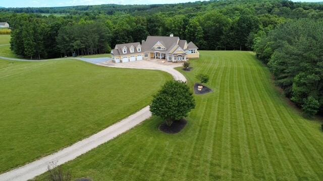 1038 Lees Mill Ln, Goode, VA 24556 - view of subject property with a heavily wooded area