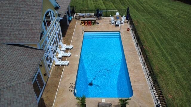 1038 Lees Mill Ln, Goode, VA 24556 - community pool featuring a patio area