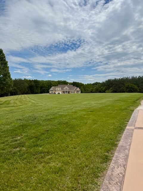 1038 Lees Mill Ln, Goode, VA 24556 - view of green lawn featuring a wooded view