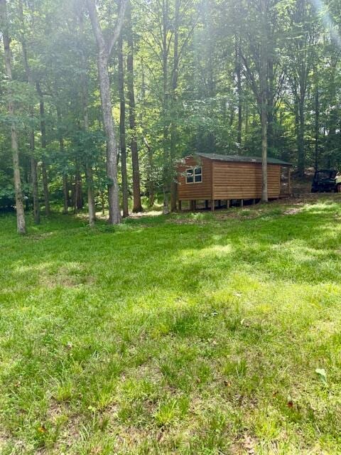 1038 Lees Mill Ln, Goode, VA 24556 - view of yard with an outbuilding