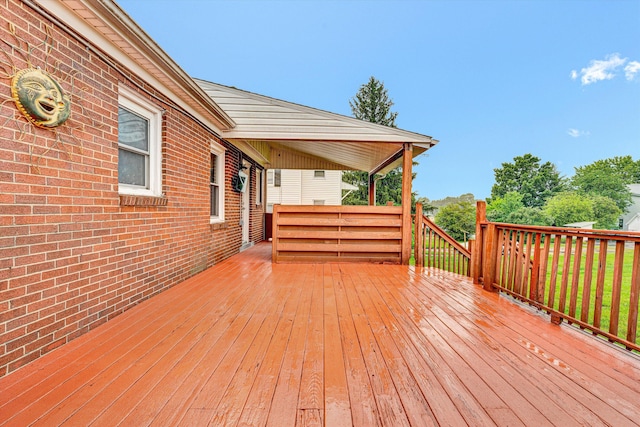 130 W Augusta Ave, Vinton, VA 24179 - view of wooden deck