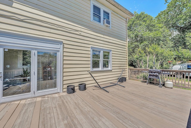 602 Allison Ave SW, Roanoke, VA 24016 - wooden deck with a grill