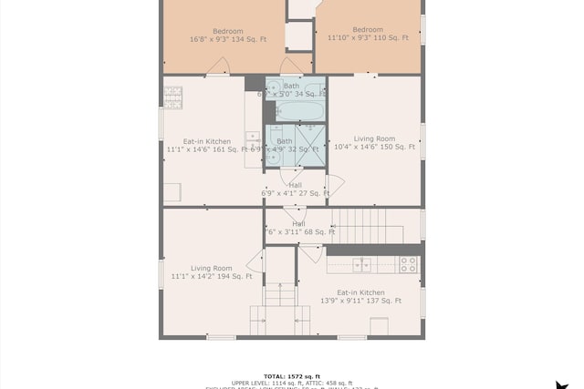 602 Allison Ave SW, Roanoke, VA 24016 - home floor plan