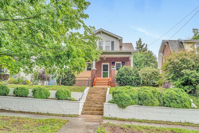 1129 Howbert Ave SW, Roanoke, VA 24015 - view of front of home with brick siding