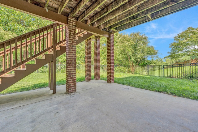 1160 Belcroft Ct, Roanoke, VA 24018 - view of patio featuring stairs