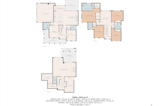 1160 Belcroft Ct, Roanoke, VA 24018 - view of floor plan / room layout