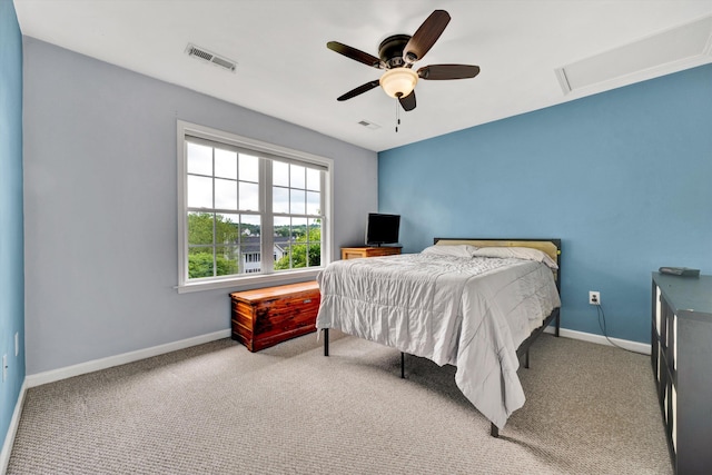 135 Sapphire Ave, Christiansburg, VA 24073 - carpeted bedroom featuring baseboards and ceiling fan