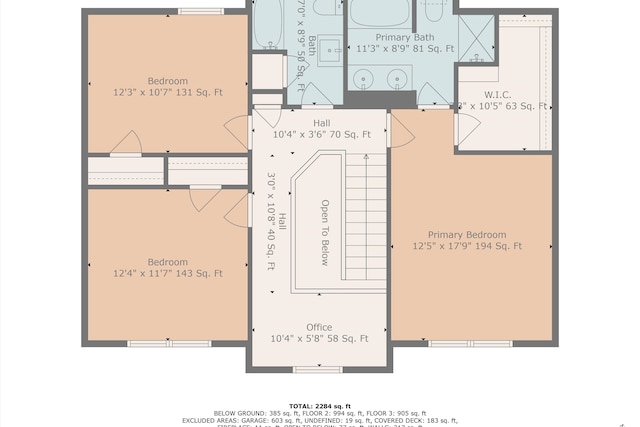 135 Sapphire Ave, Christiansburg, VA 24073 - room layout
