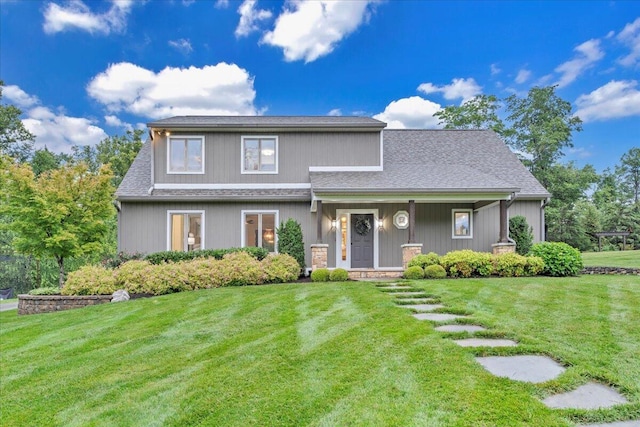 20728 Virgil H Goode Hwy, Rocky Mount, VA 24151 - view of front of home with a front yard and roof with shingles