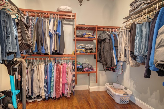 317 Cumberland Gap Rd, Newport, VA 24128 - spacious closet featuring wood finished floors