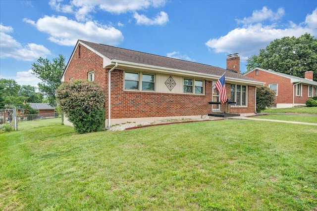 214 Preston Ave NE, Roanoke, VA 24012 - view of front facade featuring brick siding and a chimney