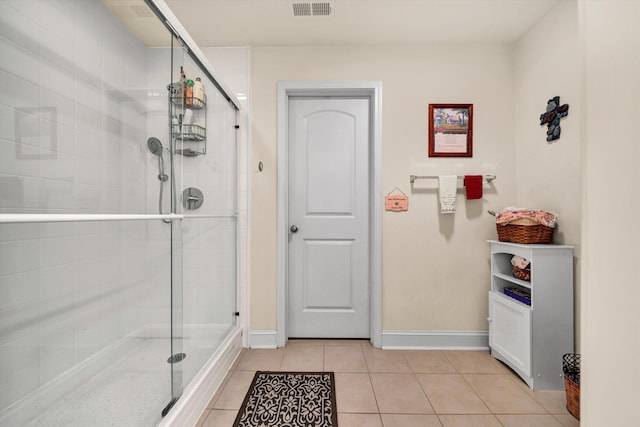 4210 Hannah Belle Way, Roanoke, VA 24018 - full bathroom featuring baseboards, a shower stall, and tile patterned floors