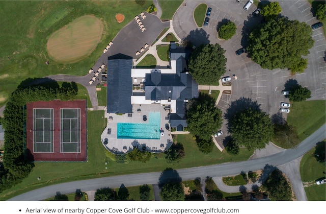 LOT8 Bentgrass Dr, Hardy, VA 24101 - aerial view of property and surrounding area featuring a pool