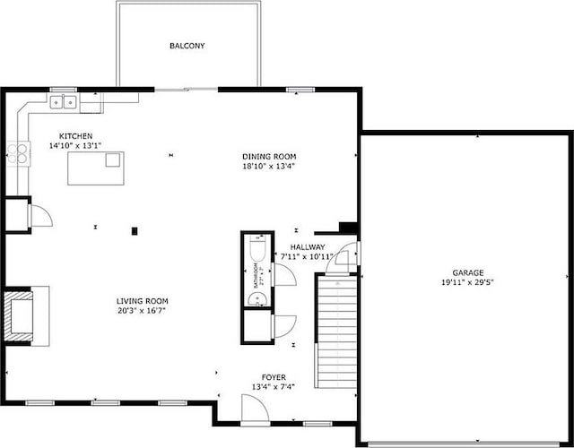 7019 Linn Cove Ct, Roanoke, VA 24018 - home floor plan