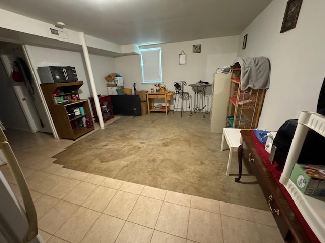 570 Scuffling Hill Rd, Rocky Mount, VA 24151 - finished below grade area with tile patterned flooring